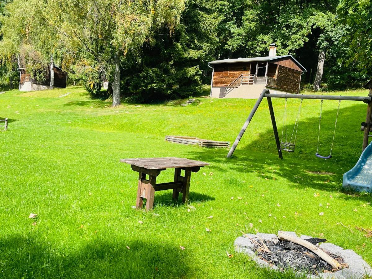Chata Adam U Lipna Horní Planá Exteriör bild