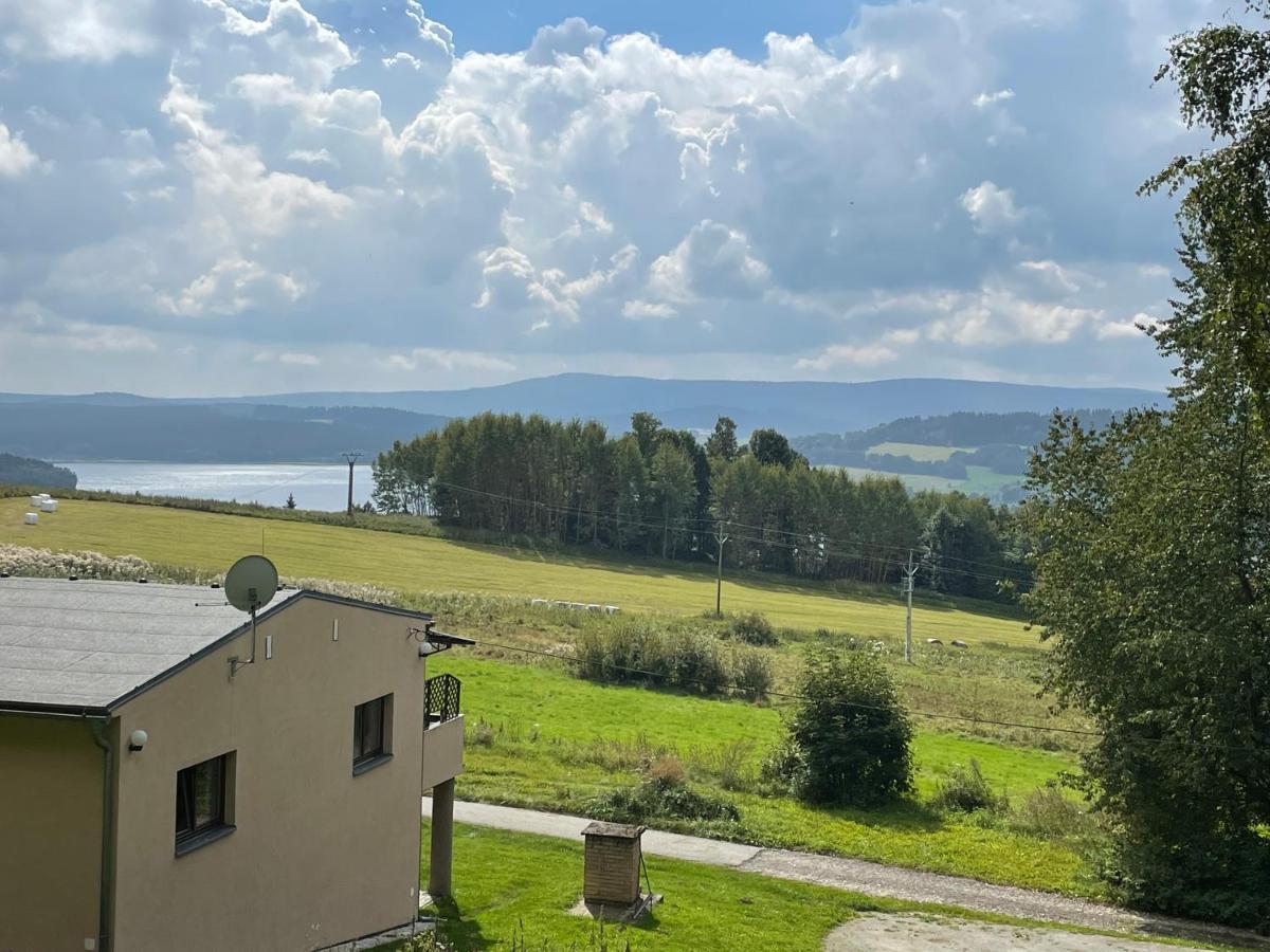 Chata Adam U Lipna Horní Planá Exteriör bild