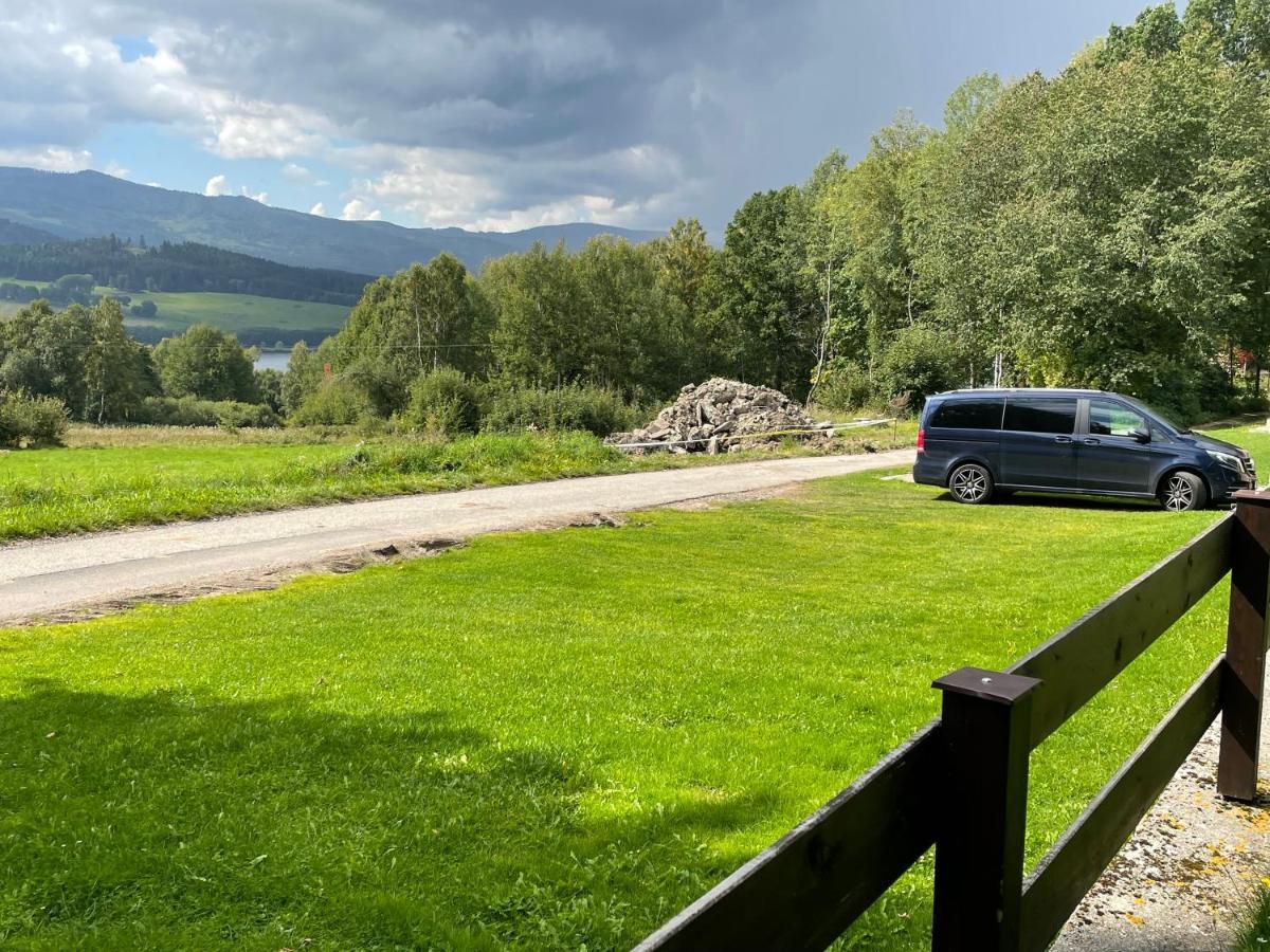 Chata Adam U Lipna Horní Planá Exteriör bild